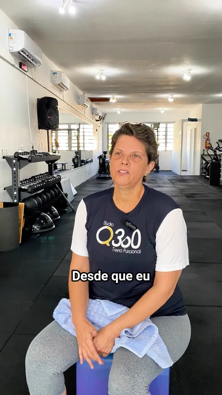 Aluna Q360 do Studio Q360 em depoimento