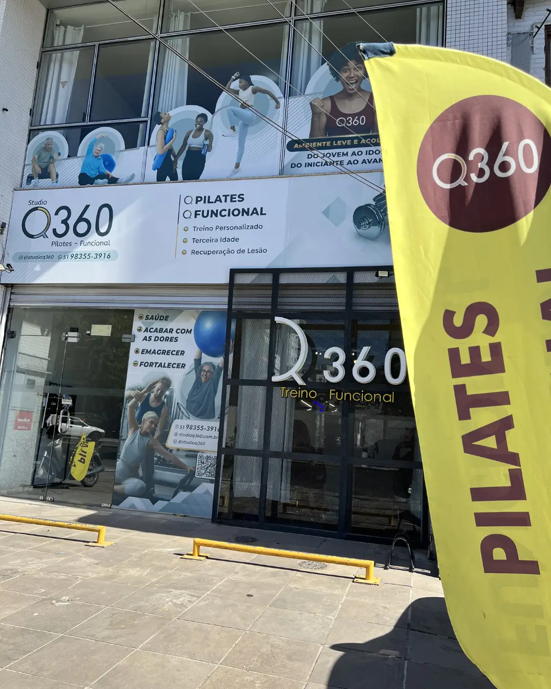 Fachada do Studio Q360 na Avenida Benjamin Constant