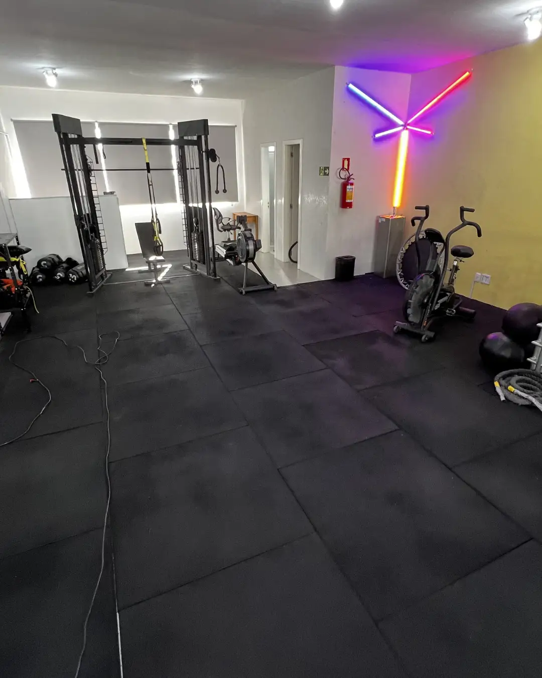 Air bike para treino de cardio e fortalecimento