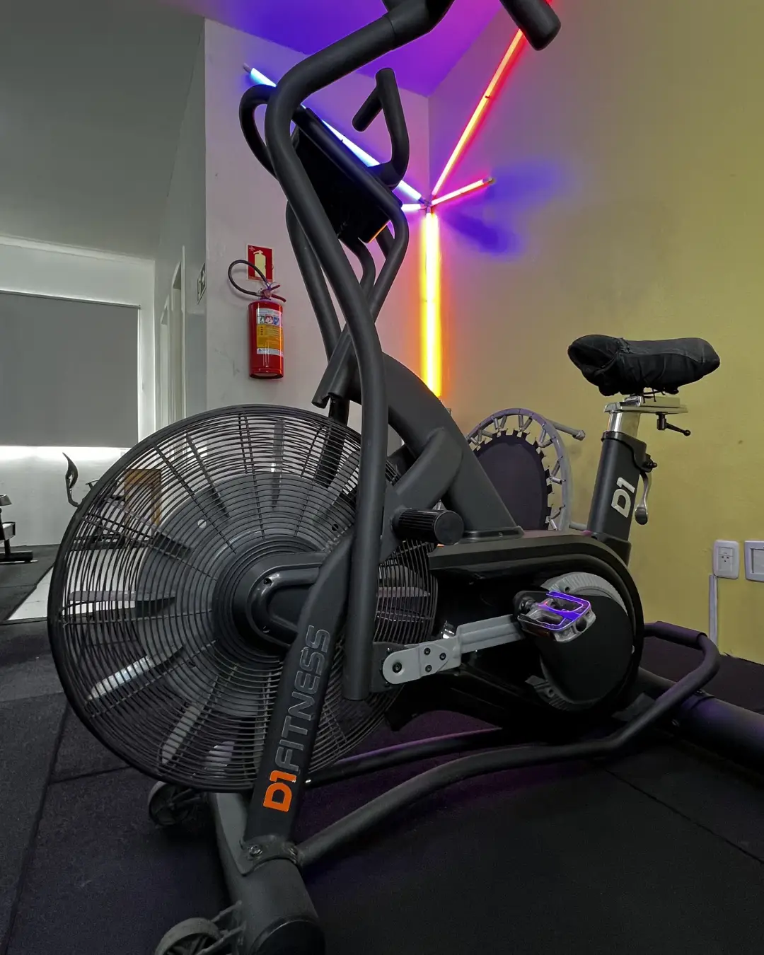 Air bike para treino cardiovascular de alta intensidade